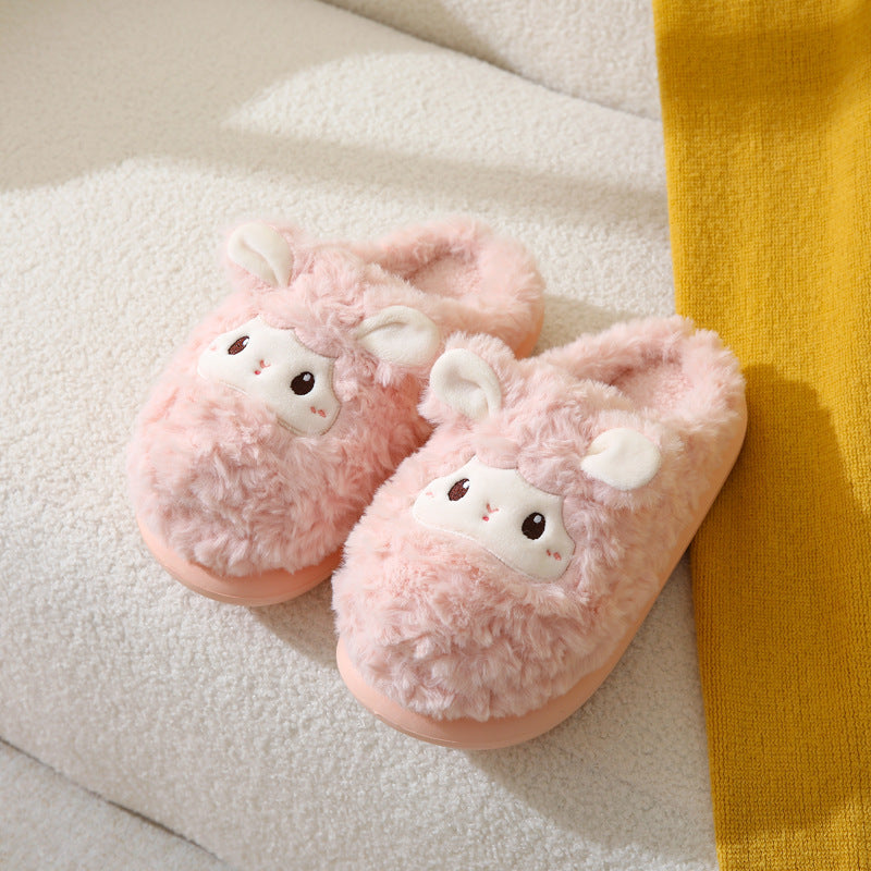 Soft Stitched Sheep Slippers
