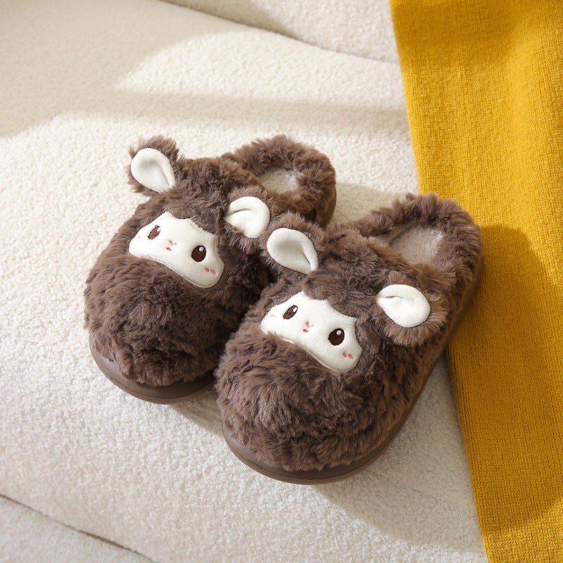 Soft Stitched Sheep Slippers