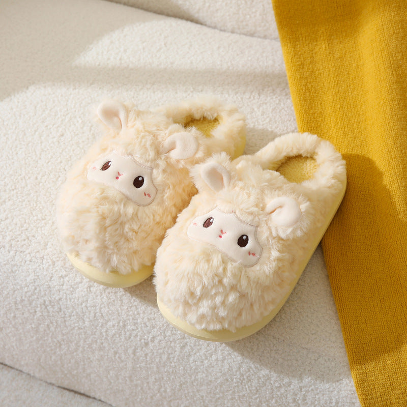 Soft Stitched Sheep Slippers