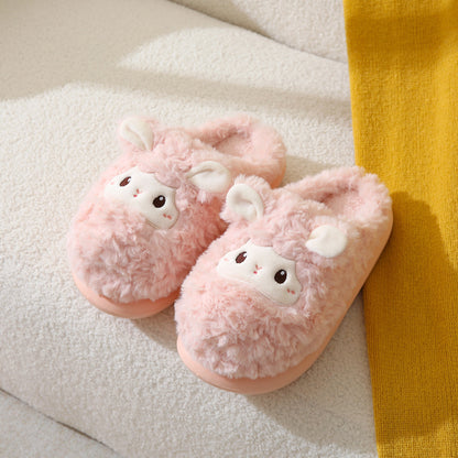 Soft Stitched Sheep Slippers