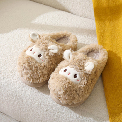 Soft Stitched Sheep Slippers